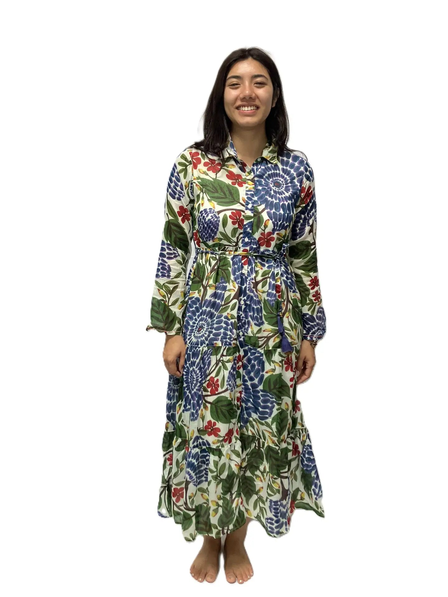 Sylvie Tiered Shirt Dress