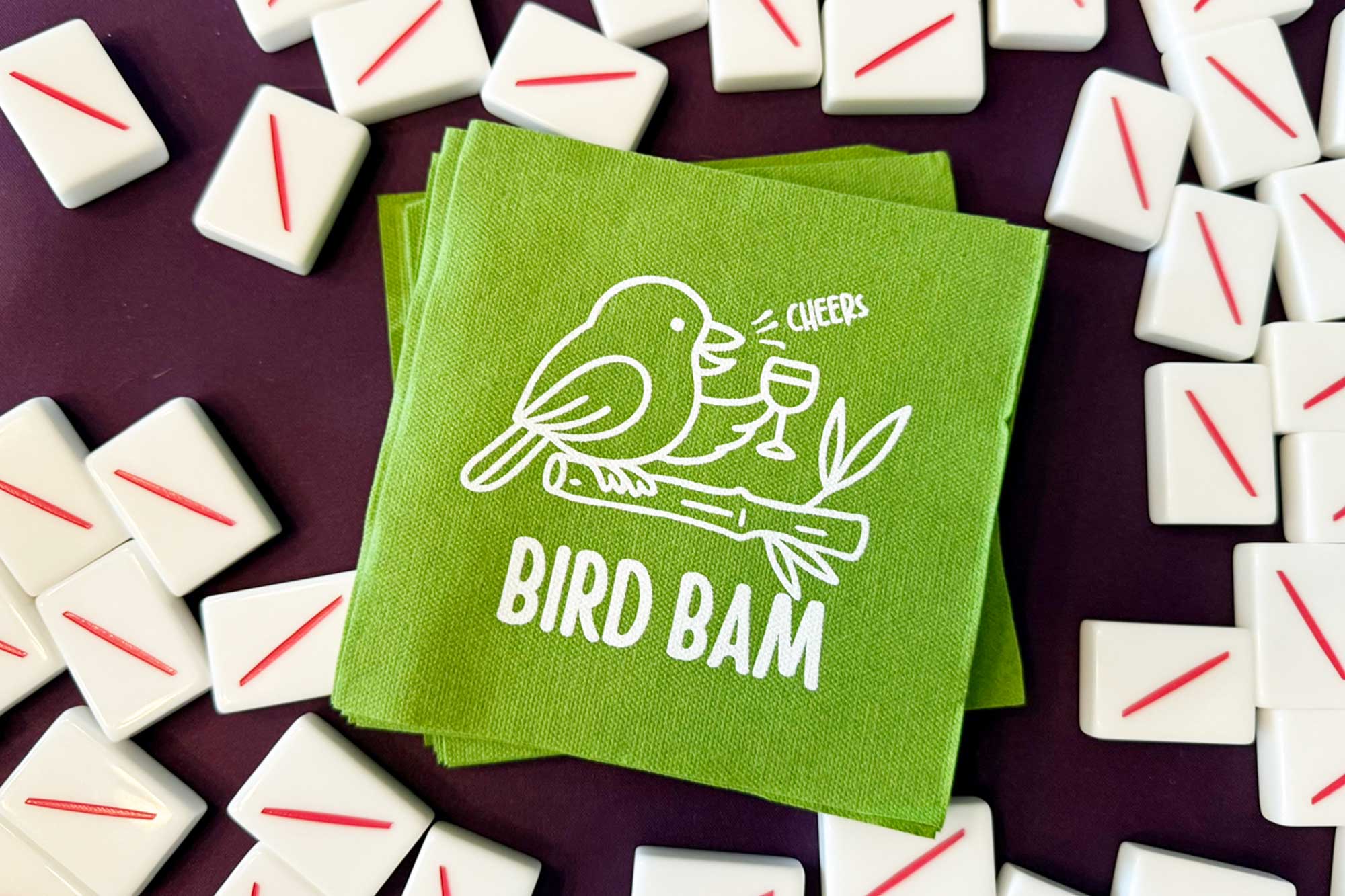 Bird Bam Beverage Napkin | 20 Count