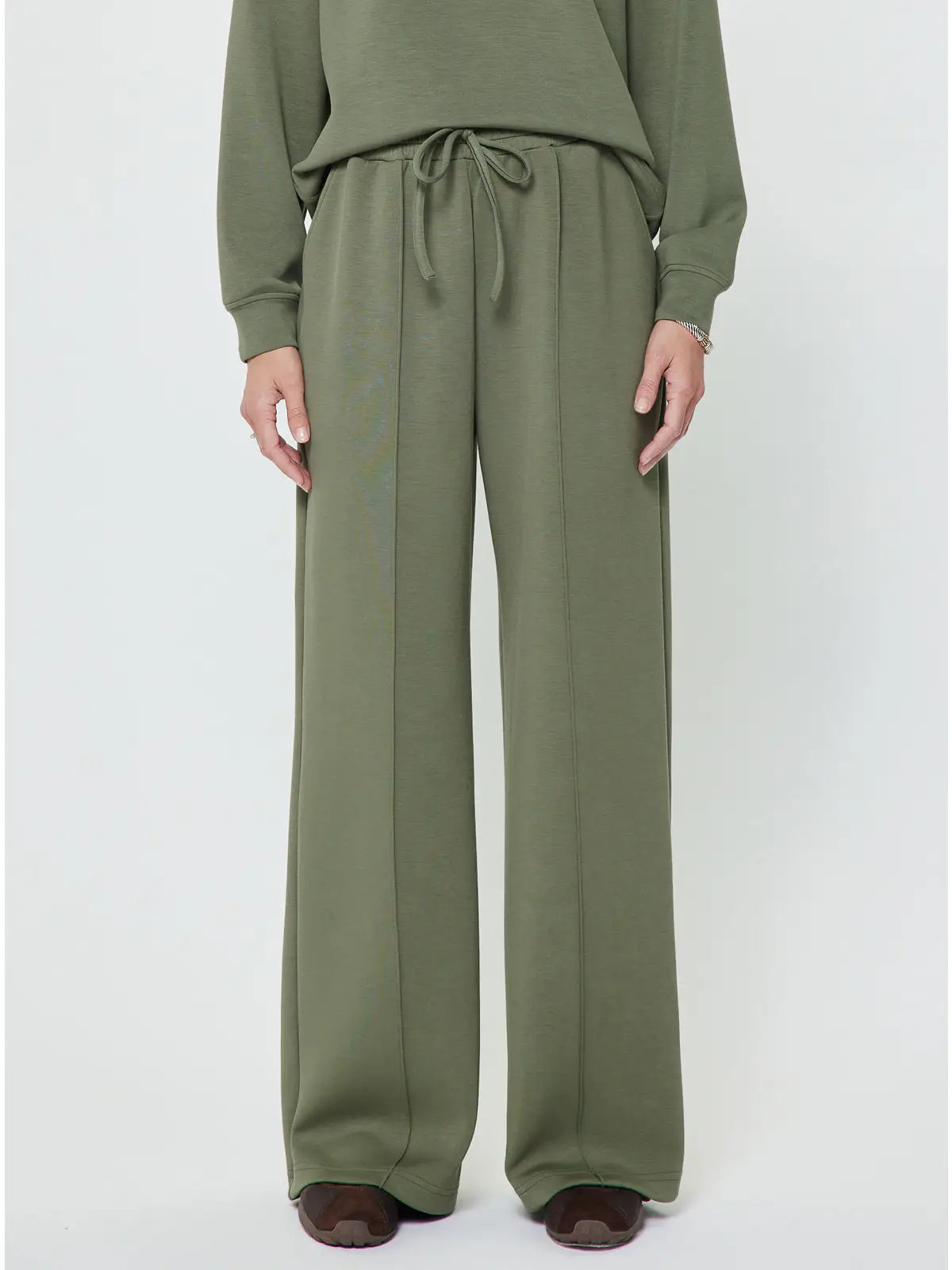 Olivia Wide Leg Pants | Olive