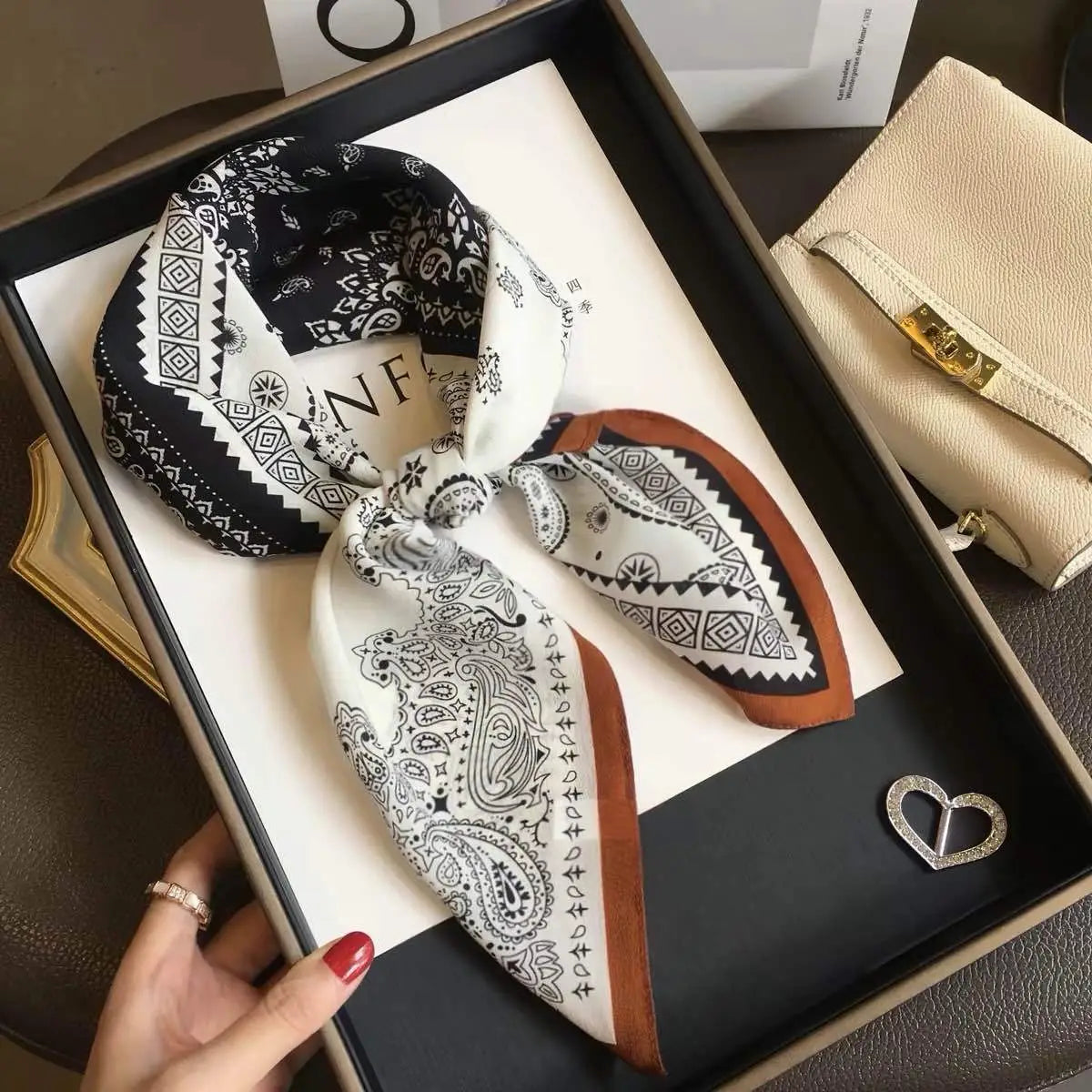 Kimmi Small Satin Scarf
