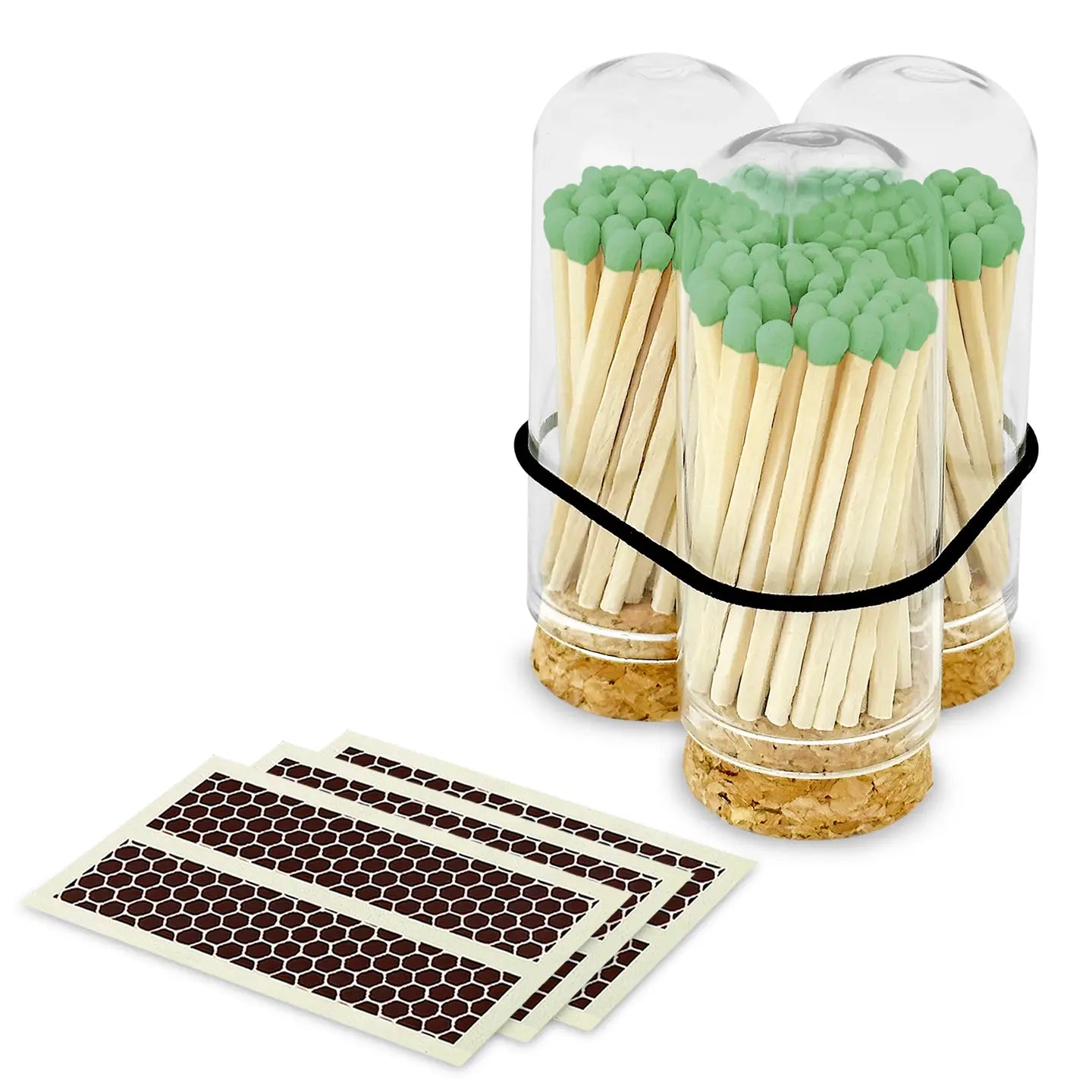 2" Matches + Mini Cloche + Striker | Green