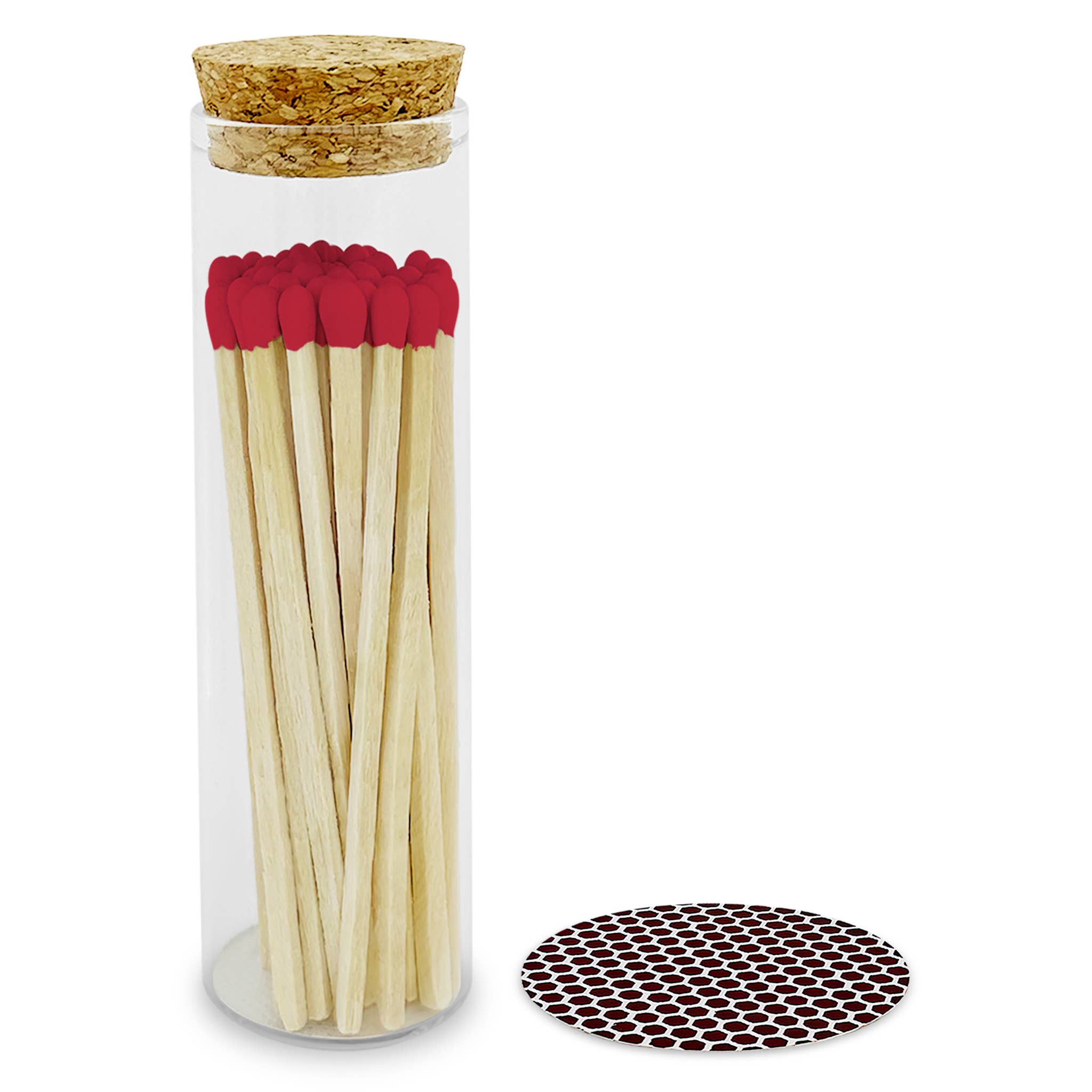 4" Matches | Red