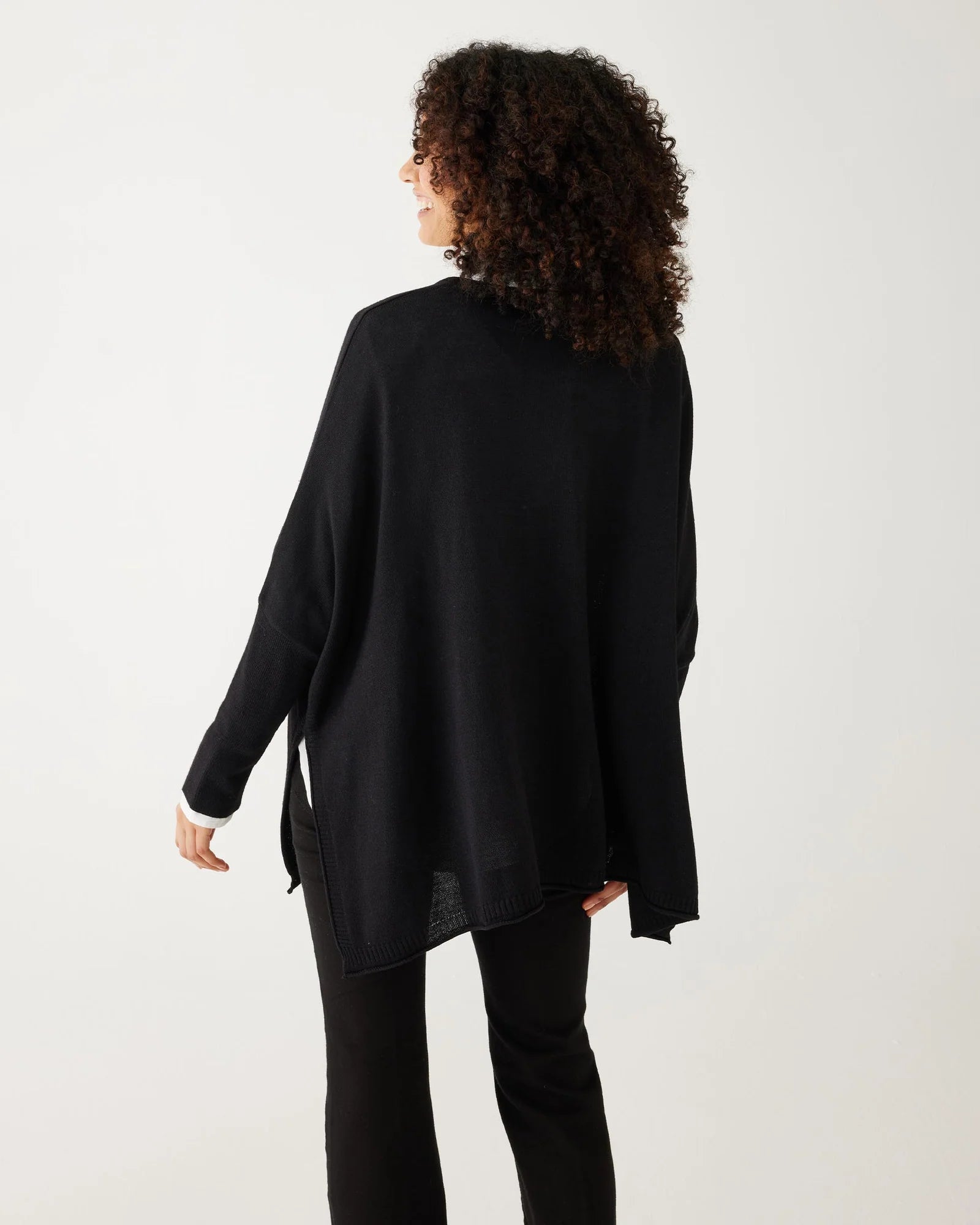 Catalina V-Neck Sweater Black