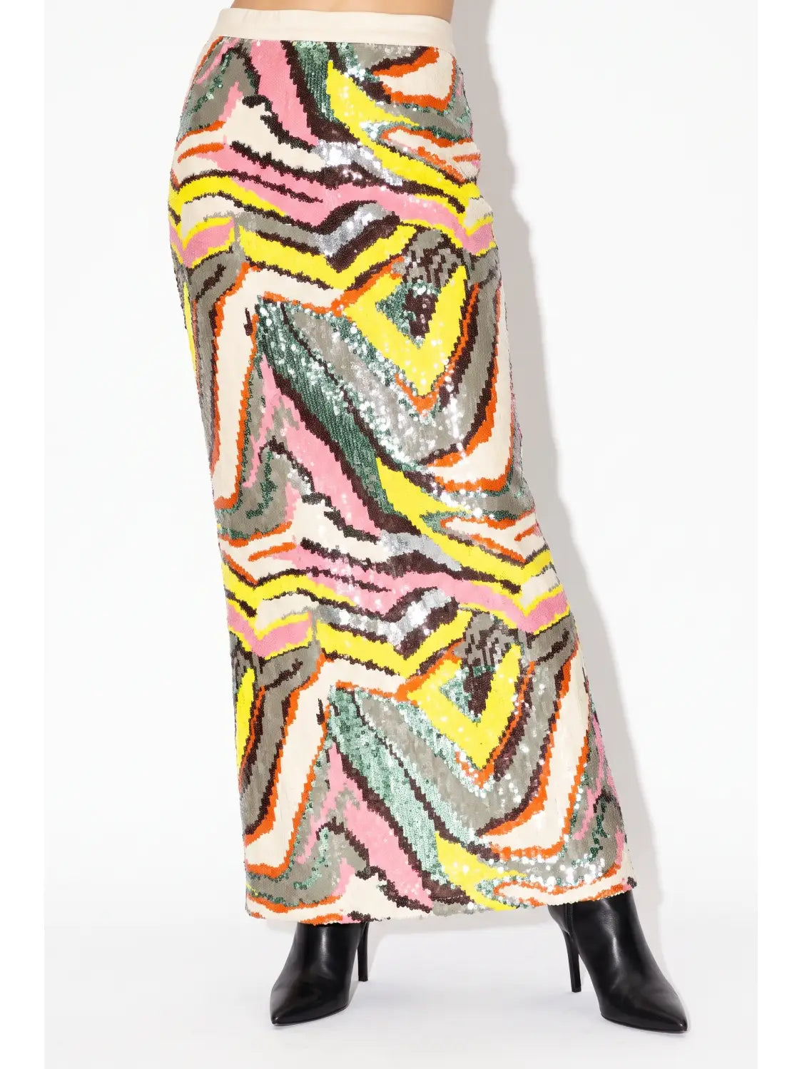 Macy Sequin Skirt | Multi