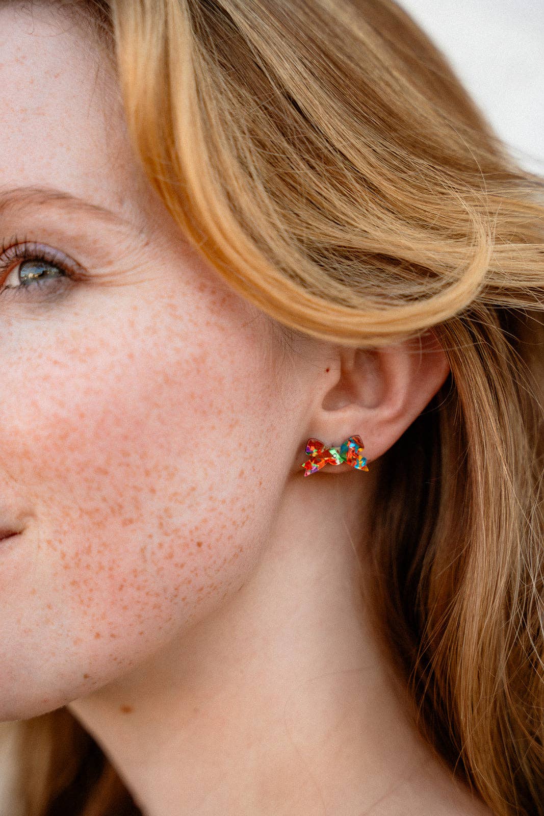 Noelle Bow Studs