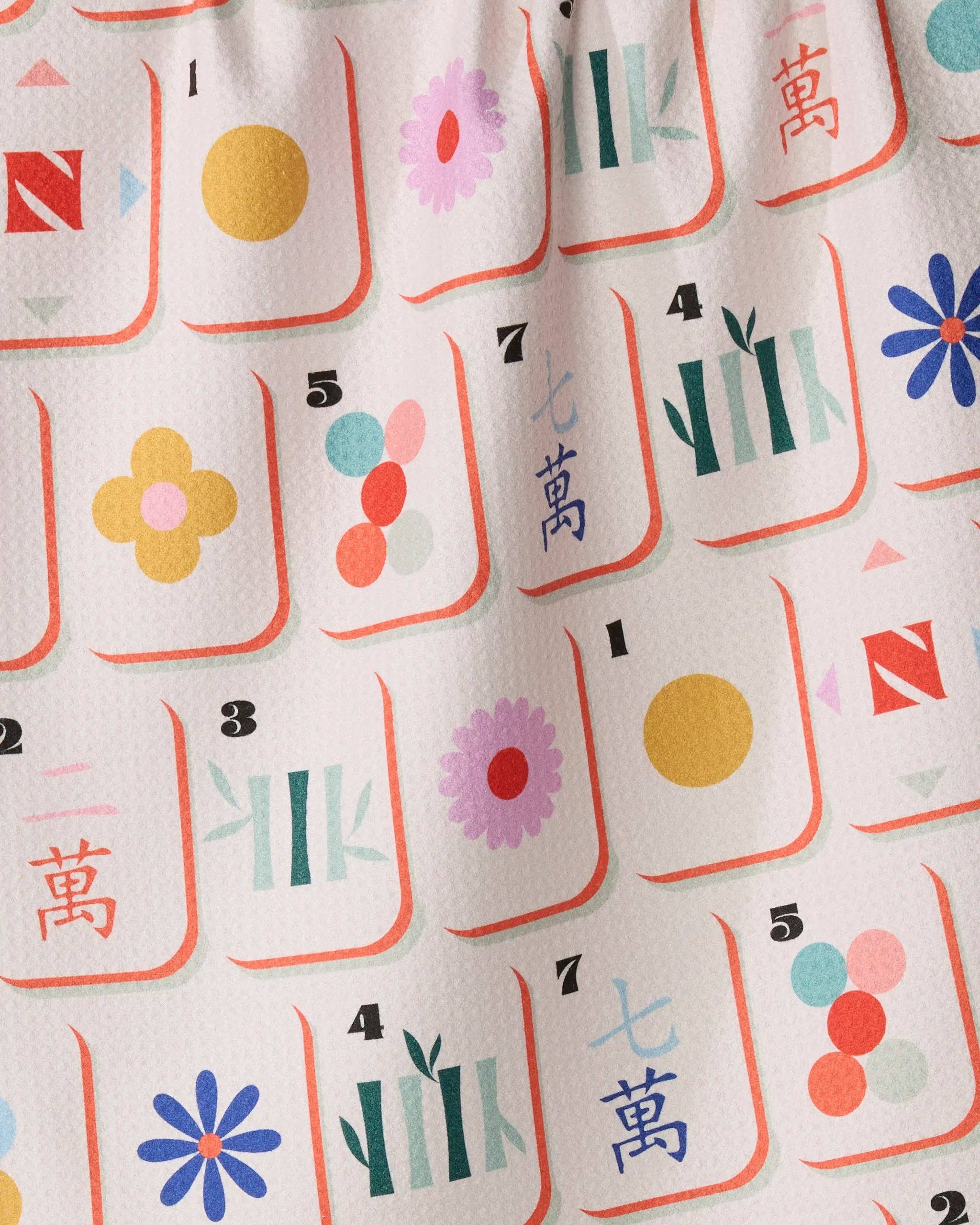 Kitchen Tea Towel | Mahjong Multi