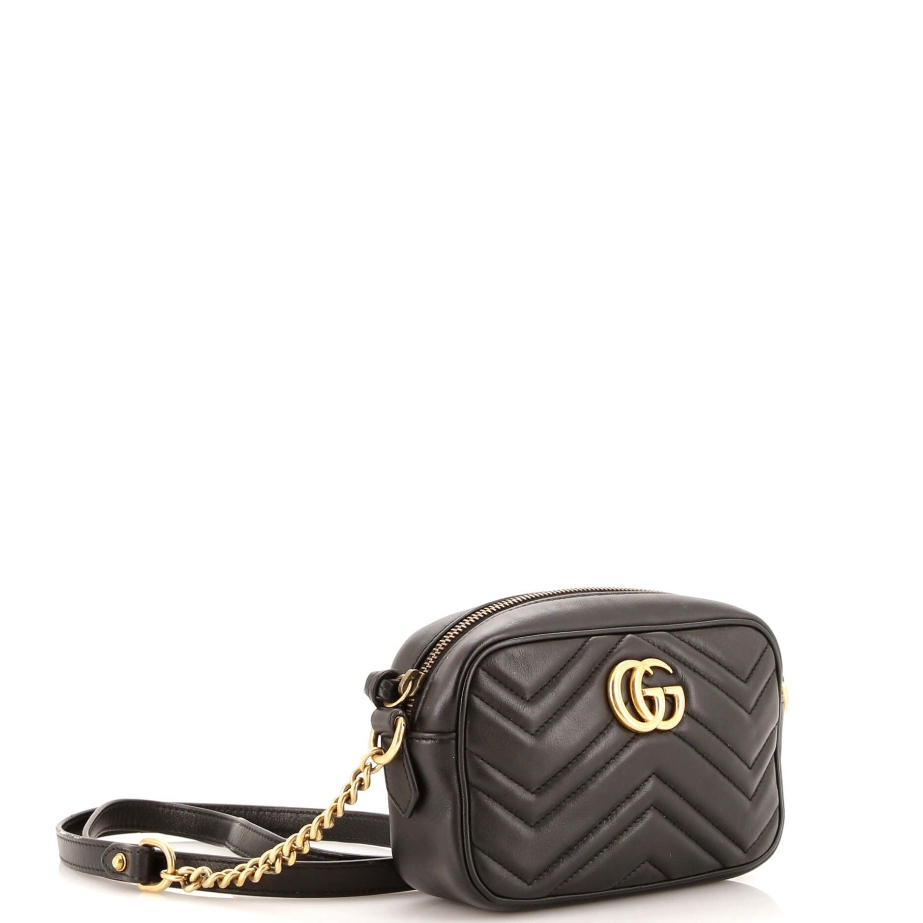 Gucci Mini GG Marmont Shoulder Bag, Matelasse Chevron