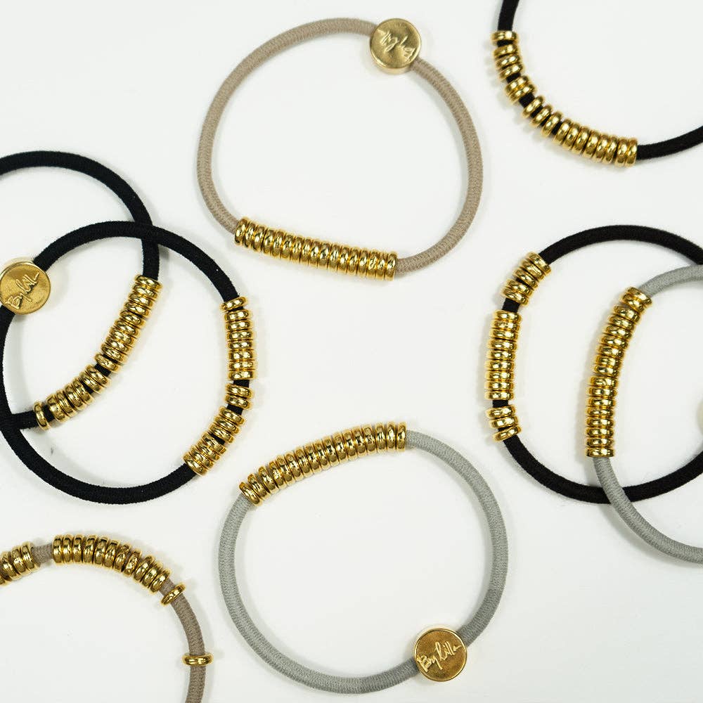 Gold Disc Hair Tie Core Colors by Lilla