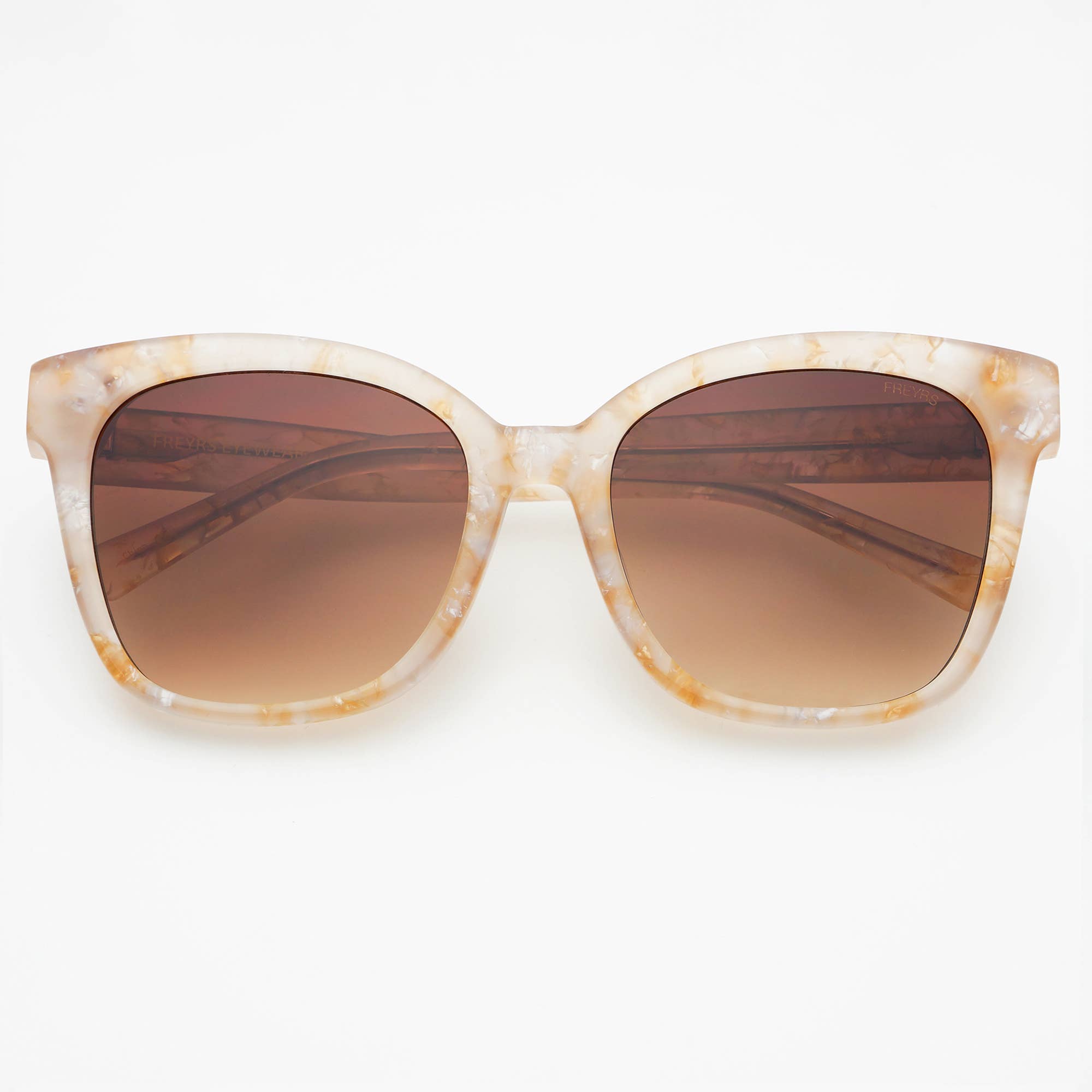 Amber Cat Eye Sunglasses : Pink Pearl