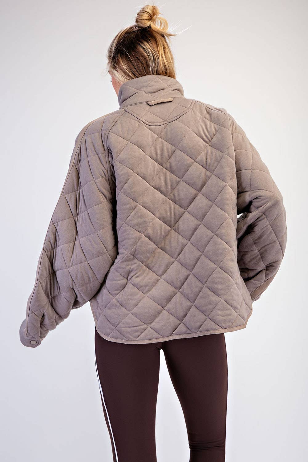 Everyday Quilted Jacket | Taupe