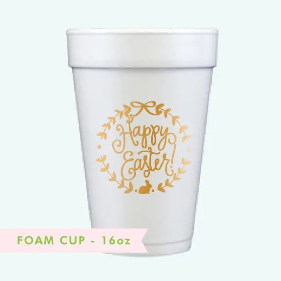 Foam Cups - Happy Easter