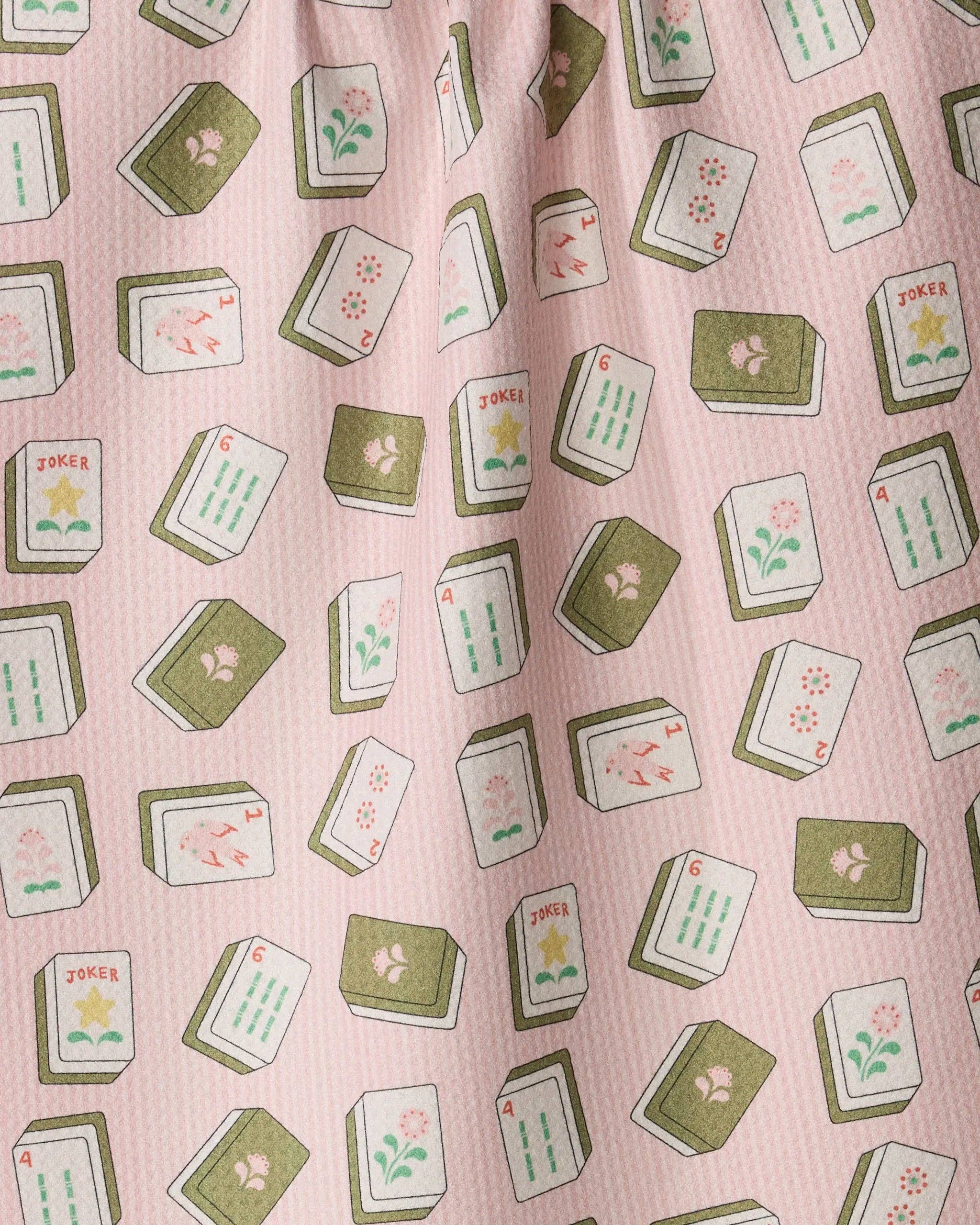 Kitchen Tea Towel | Mahjong Green