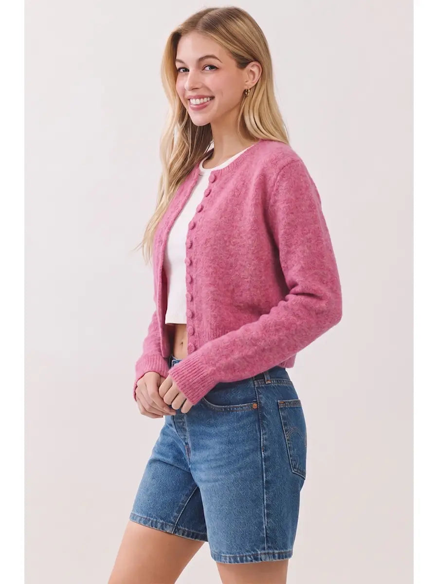 Amy Cardigan | Pink