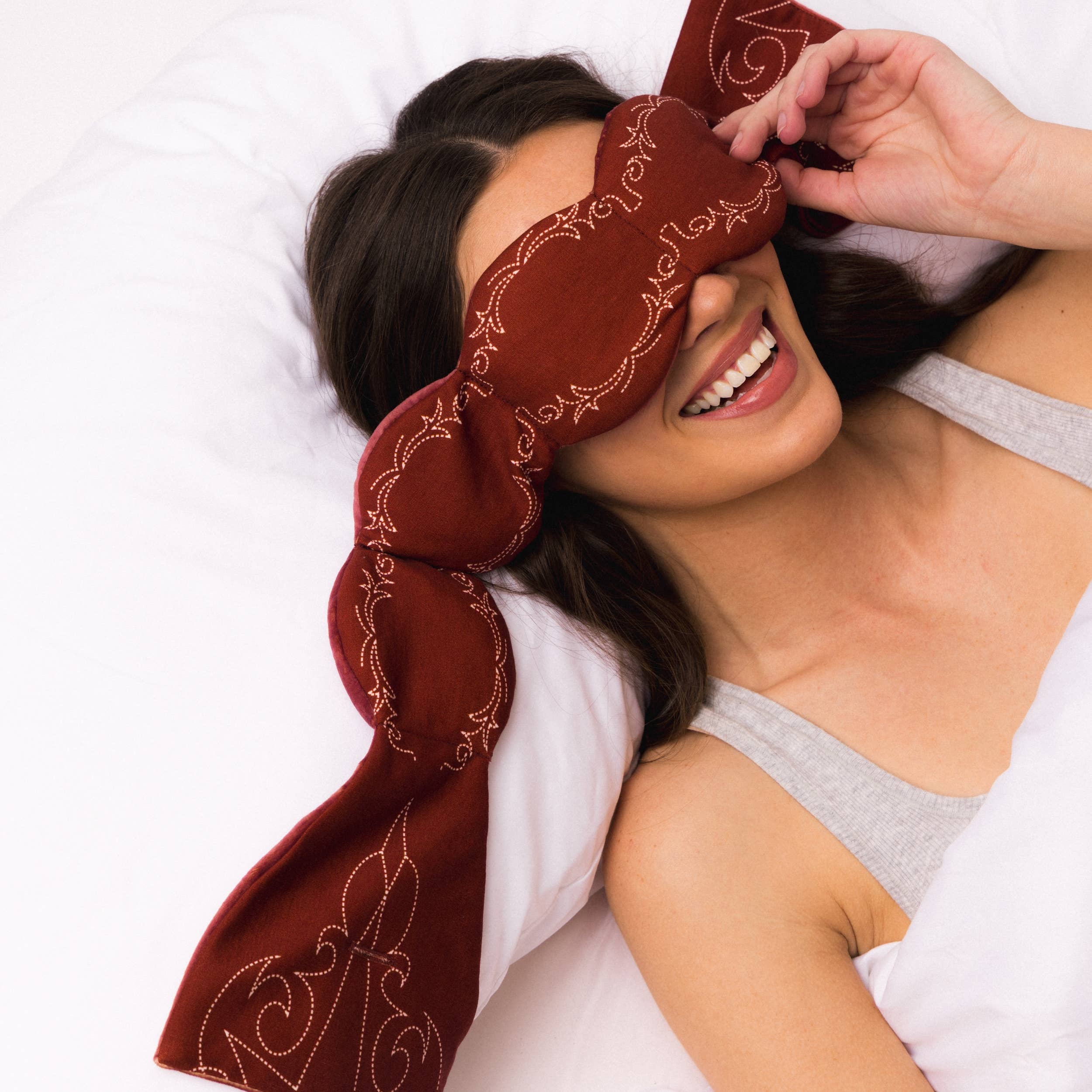 Saddle Up Weighted Sleep Mask
