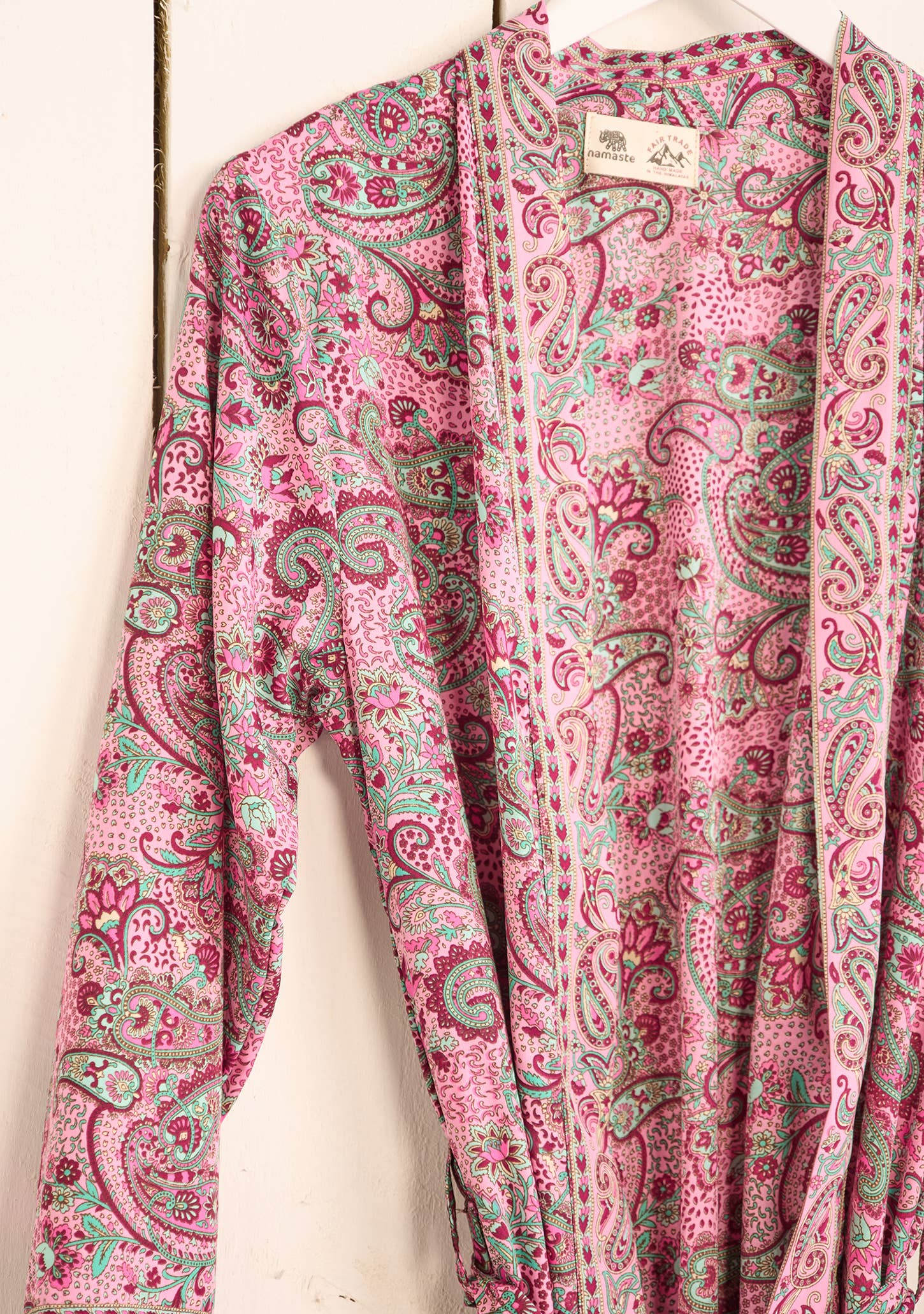 Pink Paisley Kimono