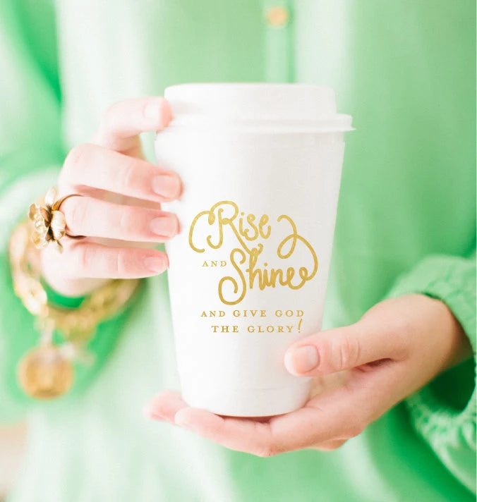 Coffee Cups 16oz Rise & Shine