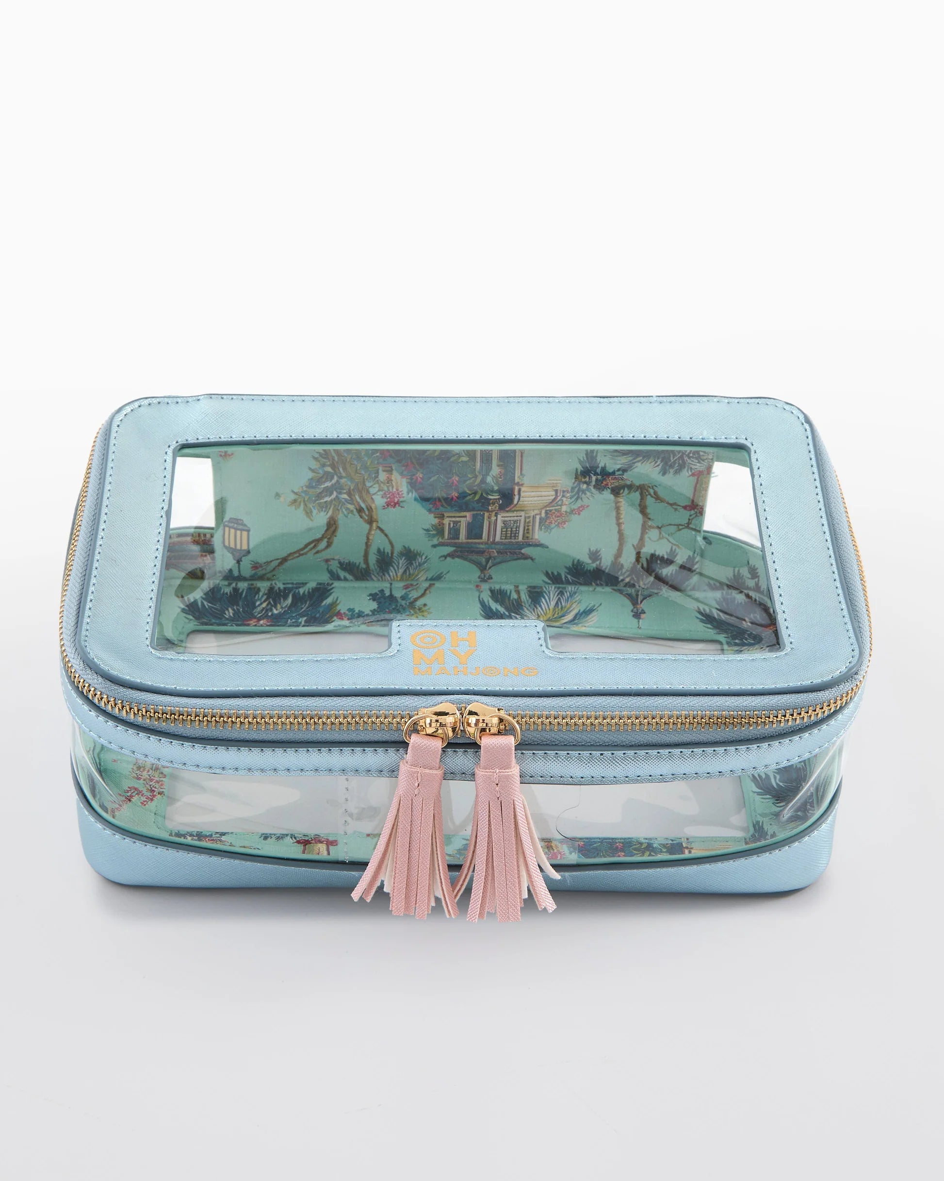 Tile Storage Bag | Metallic Light Blue