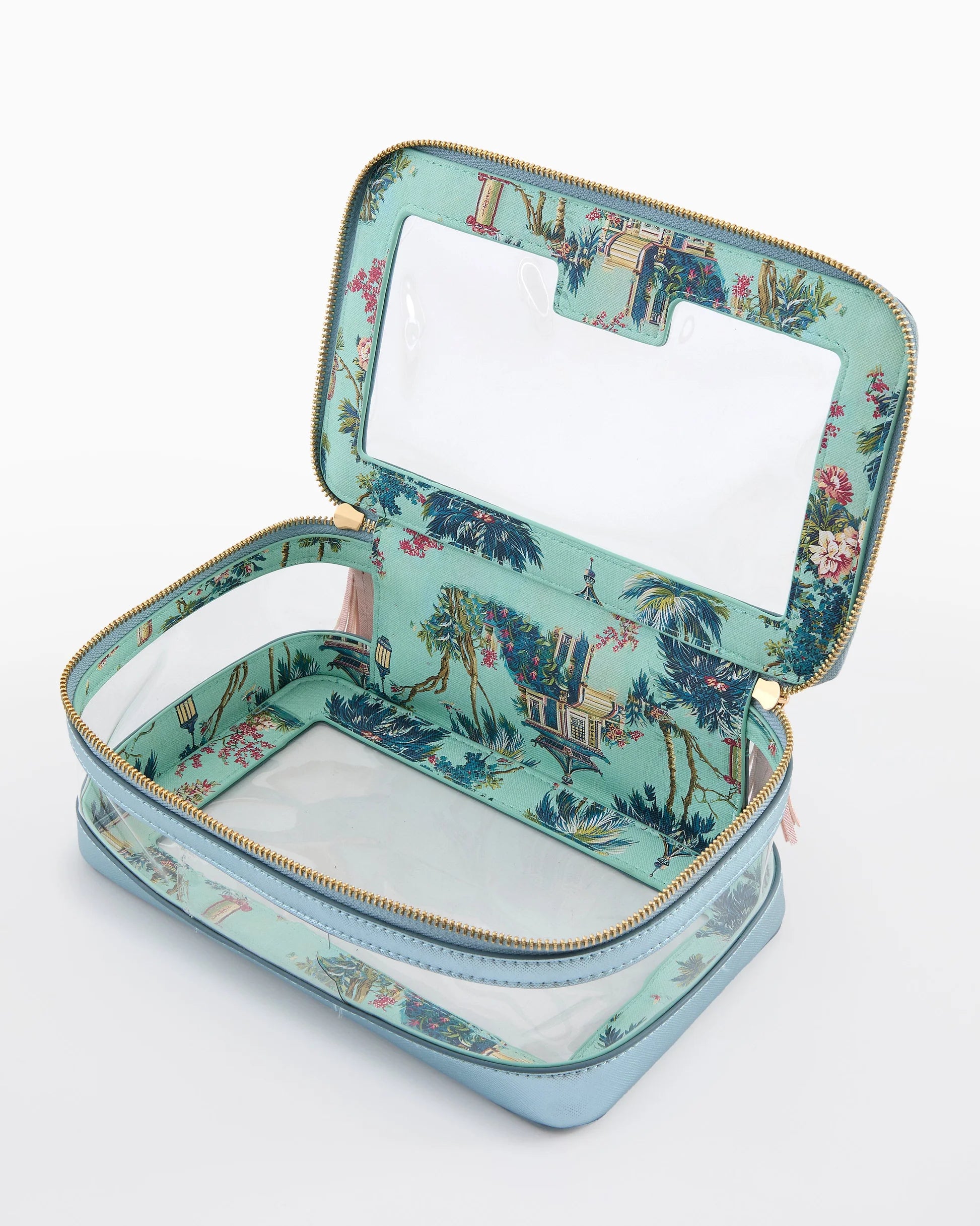 Tile Storage Bag | Metallic Light Blue