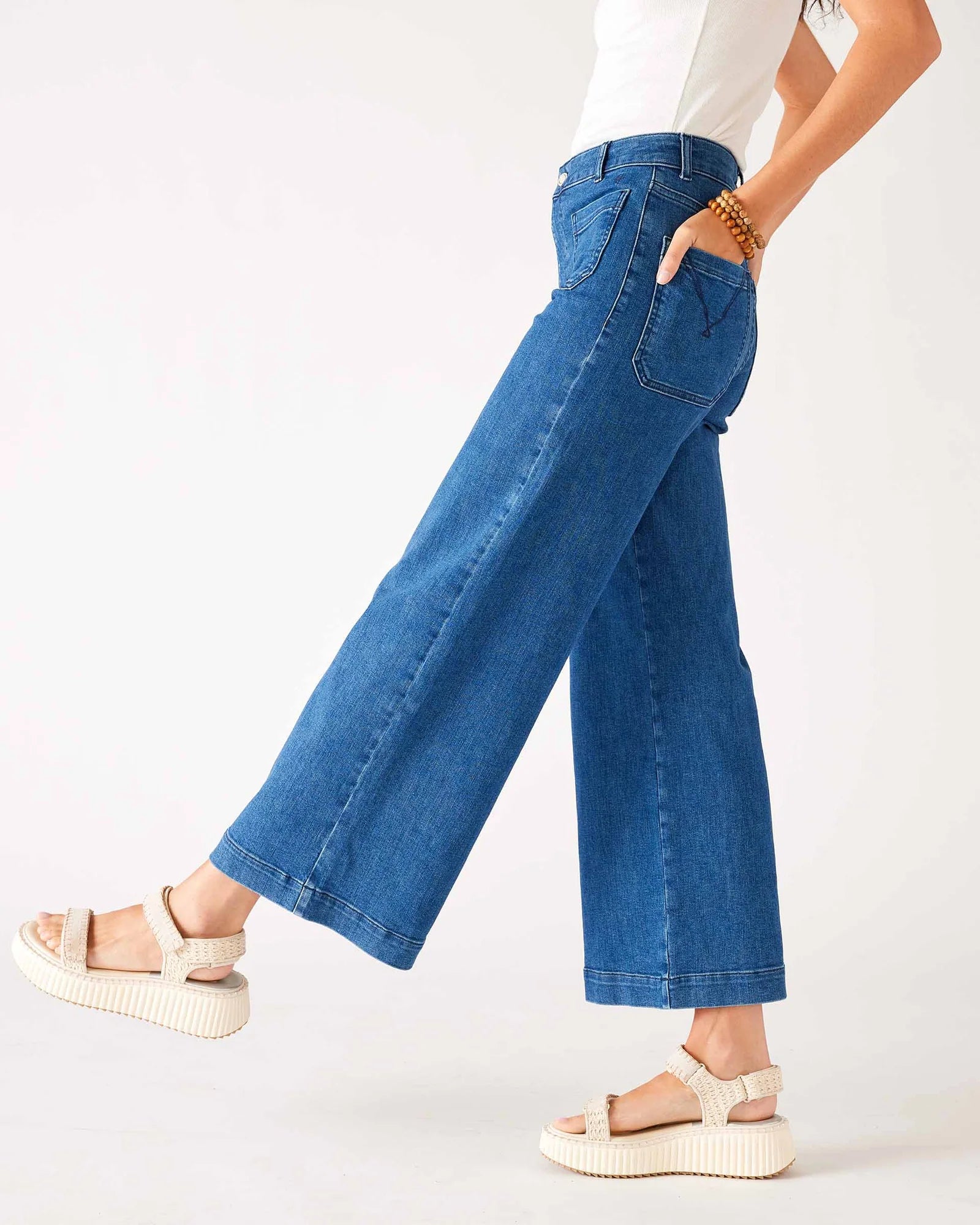 Nomad Cropped Sailor Jeans Atlantic