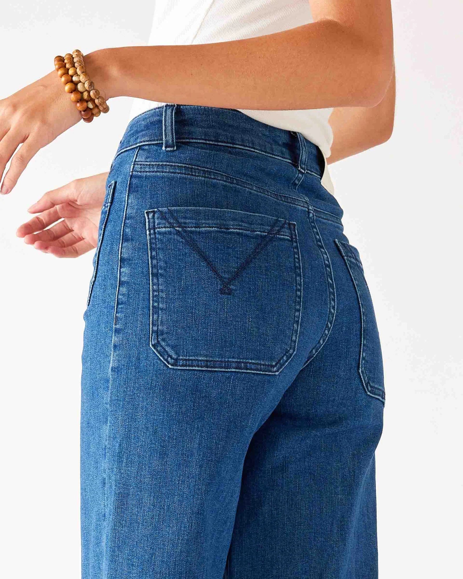 Nomad Cropped Sailor Jeans Atlantic