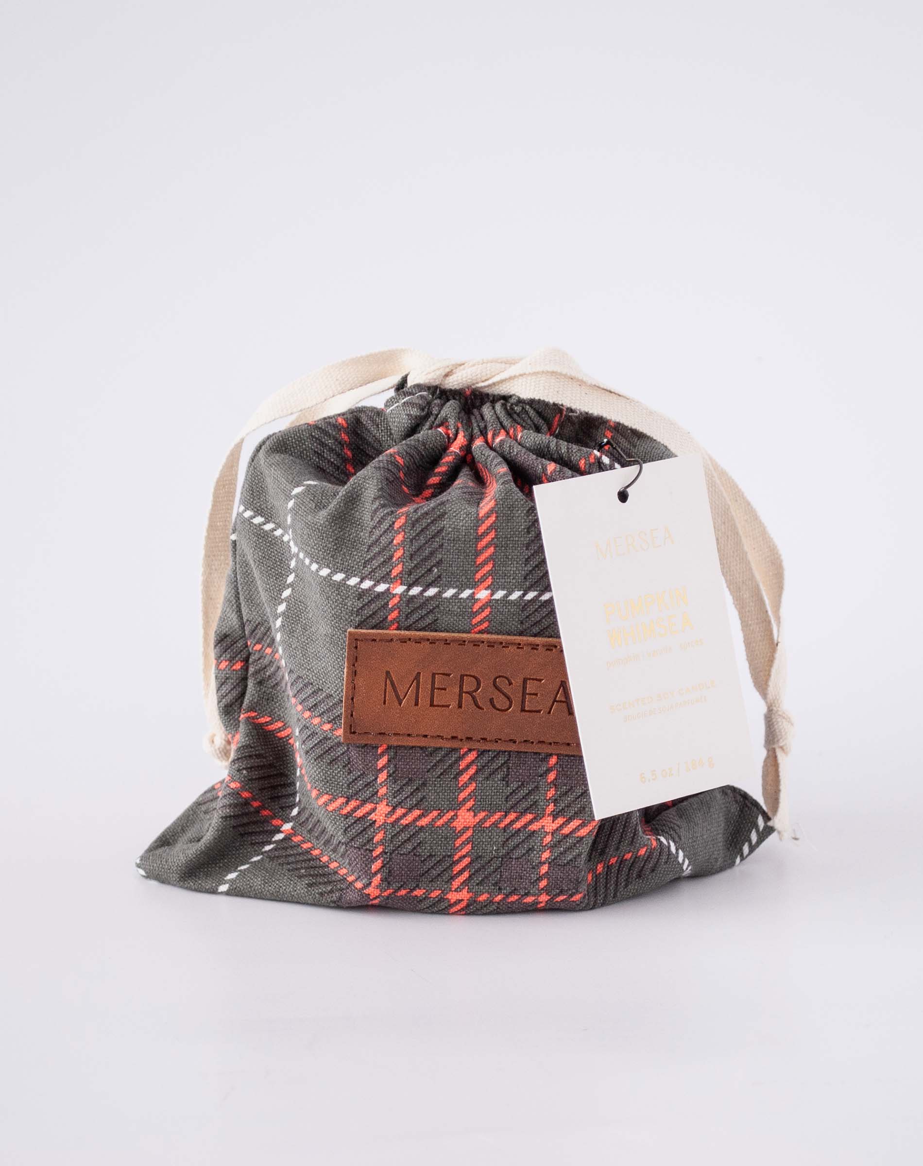 Plaid Bag Candle | Pumpkin Whimsea