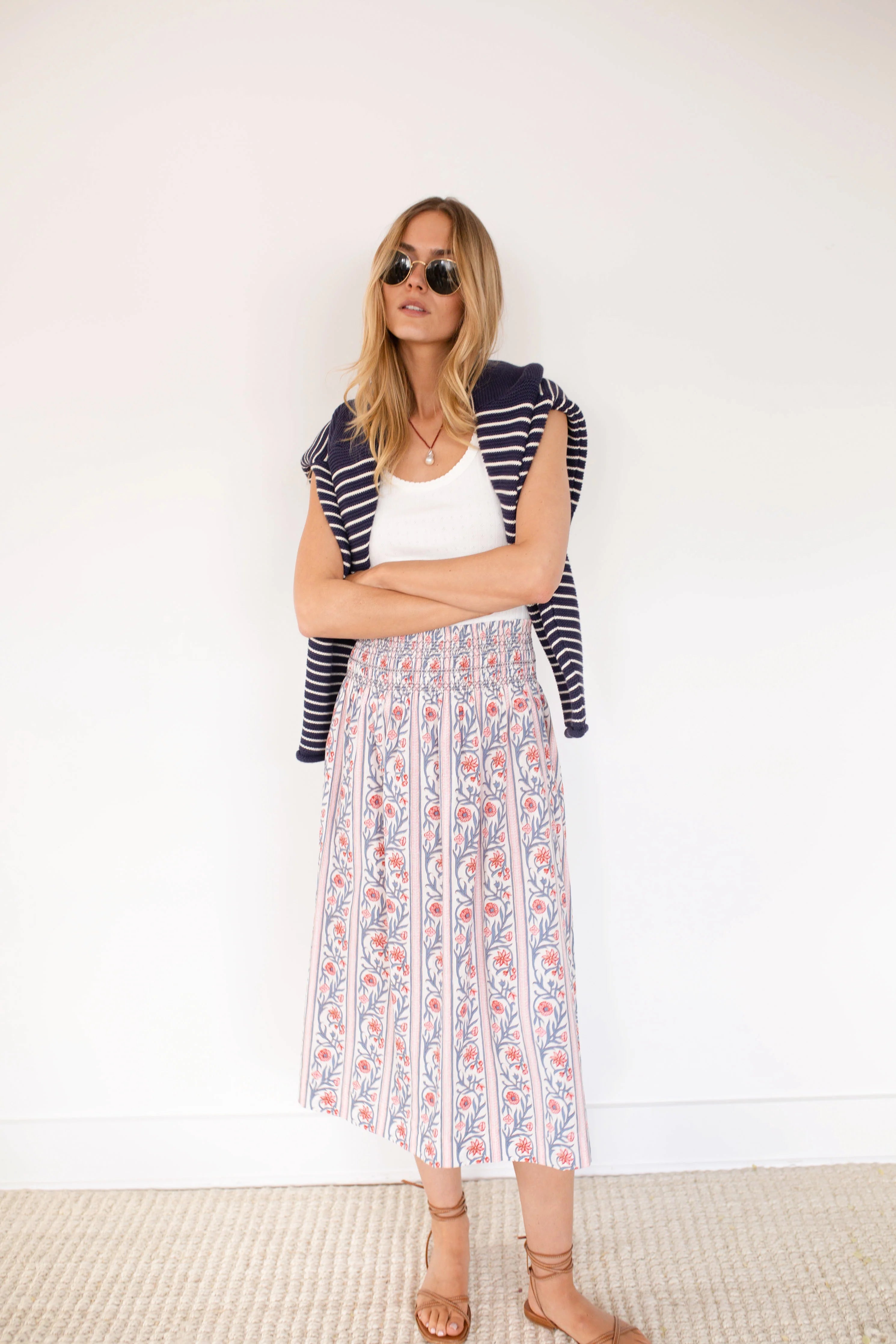 Sandra Skirt | Vine Floral