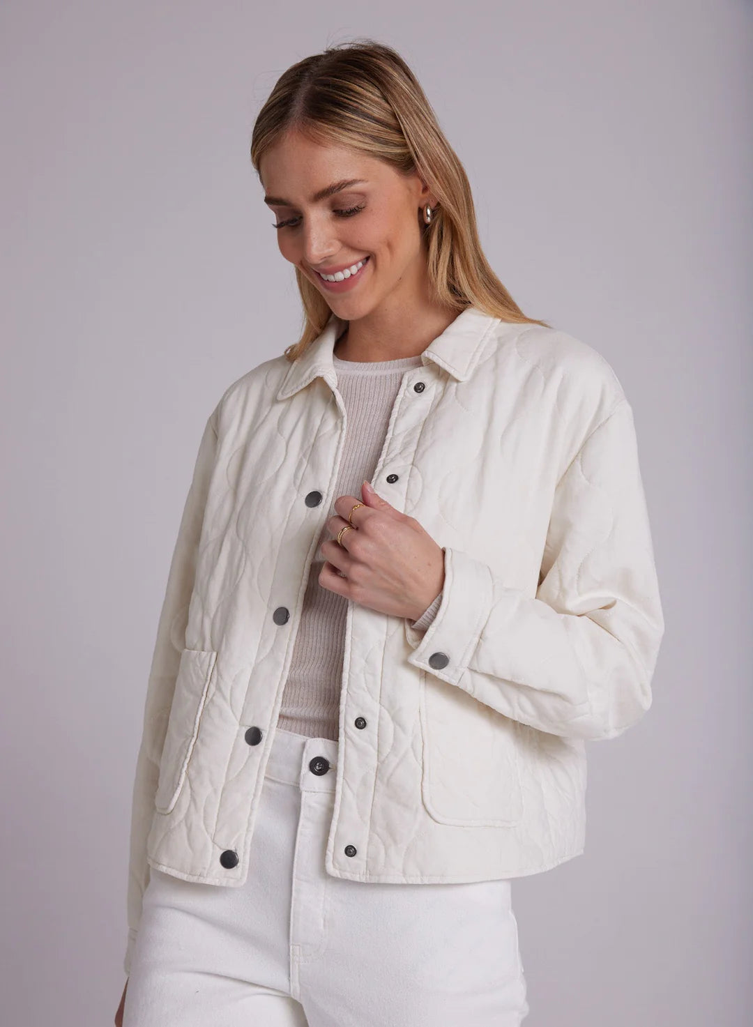 Two Pocket Quilted Jacket