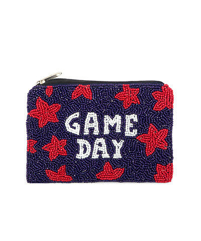 GAME DAY Coin Pouch Navy/Red
