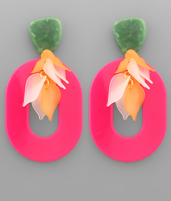 Petals & Oval Earrings